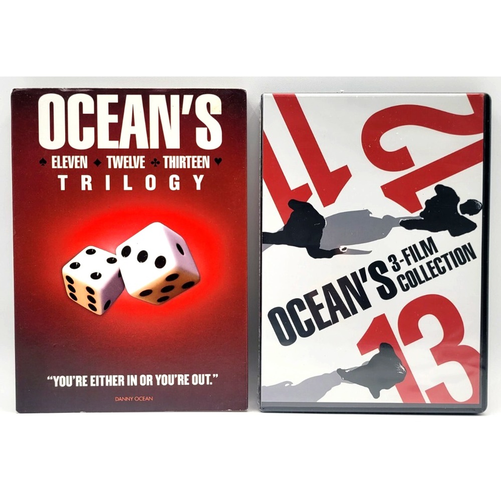 Ocean's 11, 12, 13 Trilogy DVD w/Limited Edition Slipcover NEW FACTORY SEALED